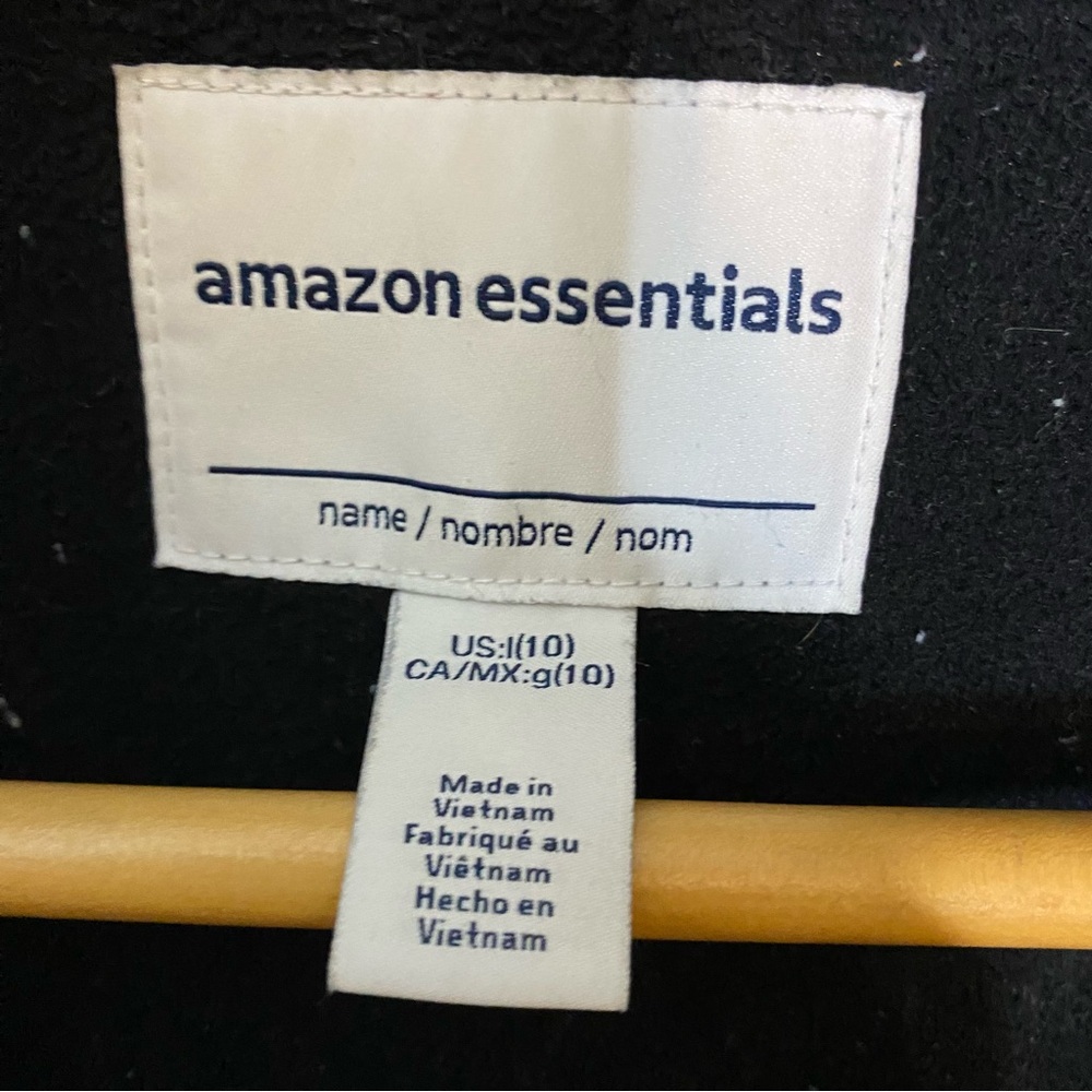 Amazon Essentials size girl’s L : holiday Sherpa fleece plaid fall winter jacket - Picture 7 of 8